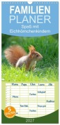 Cover-Bild zum Titel 'Familienplaner 2027 - Spaß mit Eichhörnchen-Kindern mit 5 Spalten (Wandkalender, 21 x 45 cm) CALVENDO' von 'Heike Adam'