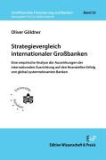 Cover-Bild zum Titel 'Strategievergleich internationaler Großbanken' von 'Oliver Göldner'
