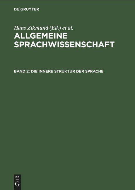 Die innere Struktur der Sprache - 