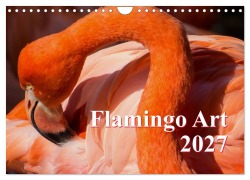 Cover-Bild zum Titel 'Flamingo Art 2027 (Wandkalender 2027 DIN A4 quer), CALVENDO Monatskalender' von 'Max Steinwald'