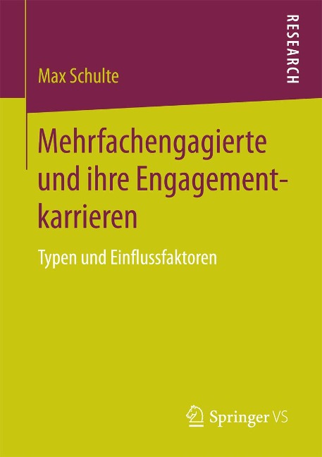 Mehrfachengagierte und ihre Engagementkarrieren - Max Schulte
