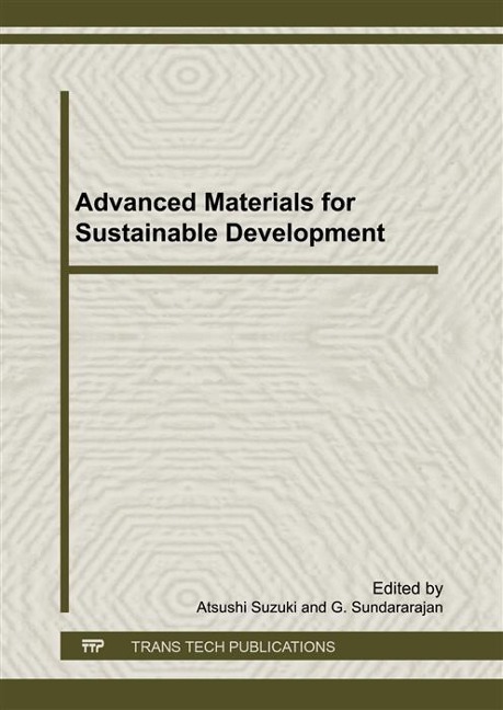 Advanced Materials for Sustainable Development - 