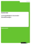 Cover-Bild zum Titel 'Leistungsfähigkeit dezentraler Kleinkläranlagen' von 'Kerstin Kind'