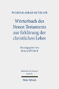Cover-Bild zum Titel 'Wörterbuch des Neuen Testaments zur Erklärung der christlichen Lehre' von 'Wilhelm Abraham Teller'