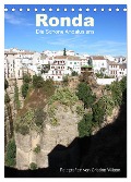 Ronda, die Schöne Andalusiens (Tischkalender 2025 DIN A5 hoch), CALVENDO Monatskalender - Kunstmotivation GbR Wilson