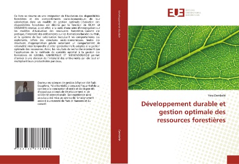 Développement durable et gestion optimale des ressources forestières - Yéra Dembélé