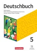 Cover-Bild zum Titel 'Deutschbuch Gymnasium 5. Schuljahr - Berlin, Brandenburg, Mecklenburg-Vorpommern, Sachsen, Sachsen-Anhalt und Thüringen - Schülerbuch - Neue Ausgabe' von 'Petra Bowien, Heiko Eichenberg, Christoph Oldeweme, Linda Walbergs, Diana Schönenborn'