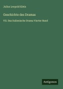 Cover-Bild zum Titel 'Geschichte des Dramas' von 'Julius Leopold Klein'