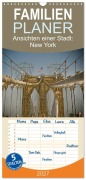 Cover-Bild zum Titel 'Familienplaner 2027 - Ansichten einer Stadt: New York mit 5 Spalten (Wandkalender, 21 x 45 cm) CALVENDO' von 'Art Fotos - Fritz Malaman'