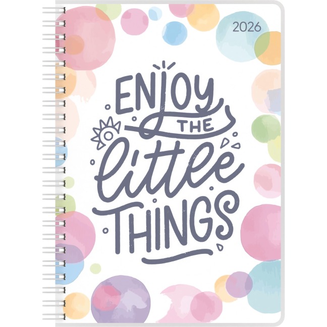 Ladytimer Ringbuch Little Things 2026 - Taschen-Kalender A5 (15x21 cm) - Schüler-Kalender - Weekly - Ringbindung - 128 Seiten - Alpha Edition - 