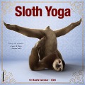 Sloth Yoga 2024 7 X 7 Mini Wall Calendar - Willow Creek Press
