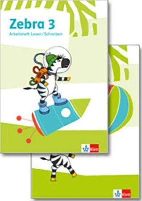 Zebra 3. Paket: Arbeitsheft Lesen/Schreiben und Arbeitsheft Sprache Klasse 3 - 