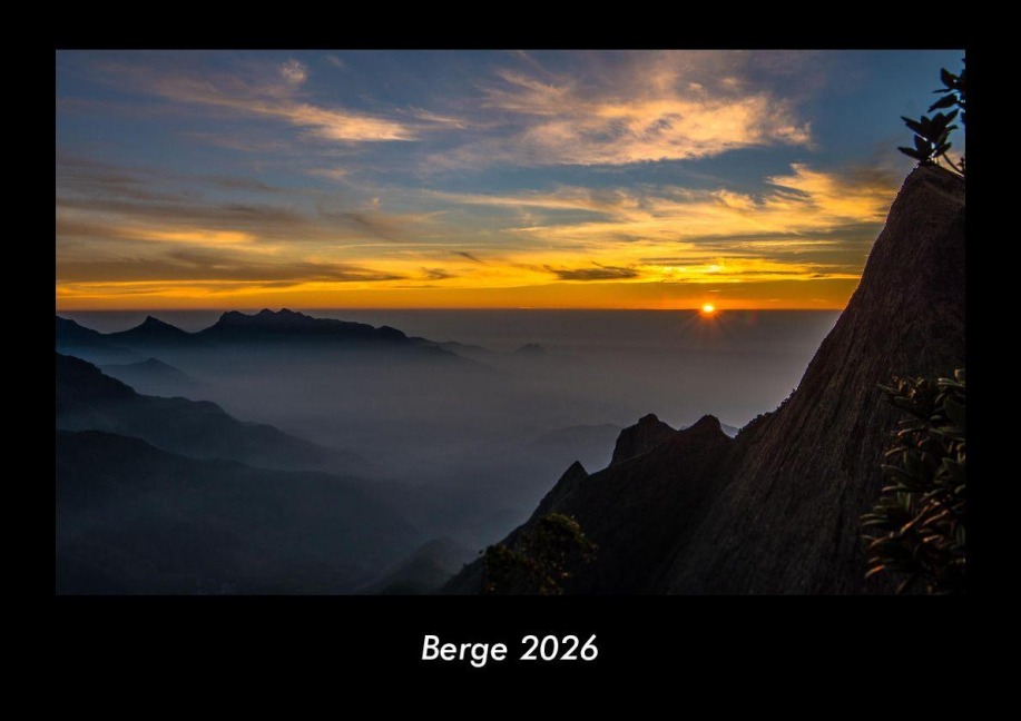Berge 2026 Fotokalender DIN A3 - Tobias Becker
