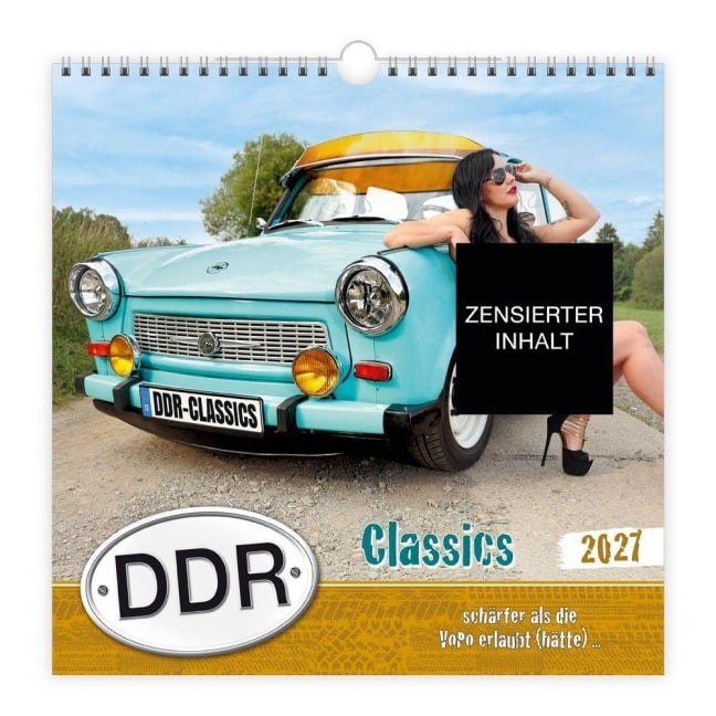 TRÖTSCH - Erotikkalender DDR Classics 2027 schärfer als die VOPO erlaubt (hätte) - 