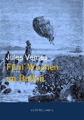Cover-Bild zum Titel 'Fünf Wochen im Ballon' von 'Jules Verne'