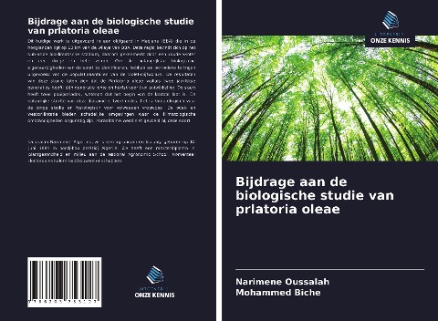 Bijdrage aan de biologische studie van prlatoria oleae - Narimene Oussalah, Mohammed Biche