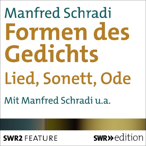 Die Formen des Gedichts - Manfred Schradi