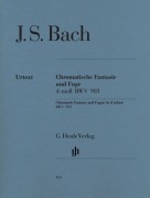 Cover-Bild zum Titel 'Bach, Johann Sebastian - Chromatische Fantasie und Fuge d-moll BWV 903 und 903a' von 'Johann Sebastian Bach'