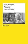 Cover-Bild zum Titel 'Adorno. Eine Einführung' von 'Tilo Wesche'