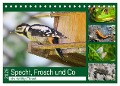 Specht, Frosch und Co - eine vielfältige Tierwelt (Tischkalender 2025 DIN A5 quer), CALVENDO Monatskalender - Claudia Schimmack