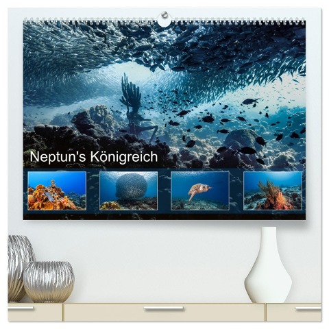 Neptun's Königreich (hochwertiger Premium Wandkalender 2024 DIN A2 quer), Kunstdruck in Hochglanz - Yvonne Tilo Kühnast - naturepics