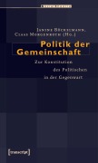 Cover-Bild zum Titel 'Politik der Gemeinschaft' von ''