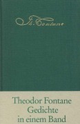 Cover-Bild zum Titel 'Gedichte in einem Band' von 'Theodor Fontane'