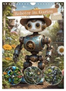Cover-Bild zum Titel 'Roboter im Garten - Kleine Helfer (Wandkalender 2026 DIN A4 hoch), CALVENDO Monatskalender' von 'Stanley Hinz'