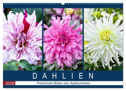 Cover-Bild zum Titel 'Dahlien - Prachtvolle Blüten des Spätsommers (Wandkalender 2026 DIN A2 quer), CALVENDO Monatskalender' von 'Dieter Meyer'