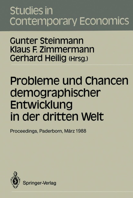 Probleme und Chancen demographischer Entwicklung in der dritten Welt - 