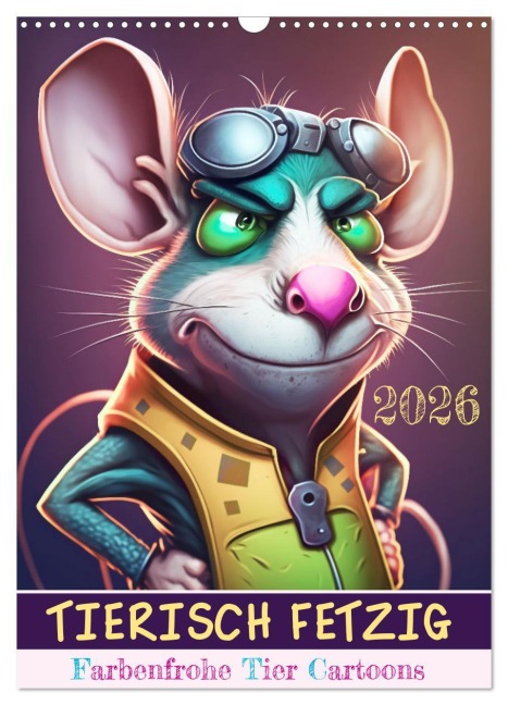 Tierisch fetzig (Wandkalender 2026 DIN A3 hoch), CALVENDO Monatskalender - (c)DigitalDreamweaver (c)DigitalDreamweaver