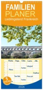 Familienplaner 2026 - Lieblingsland Frankreich mit 5 Spalten (Wandkalender, 21 x 45 cm) CALVENDO - Flori Flori0