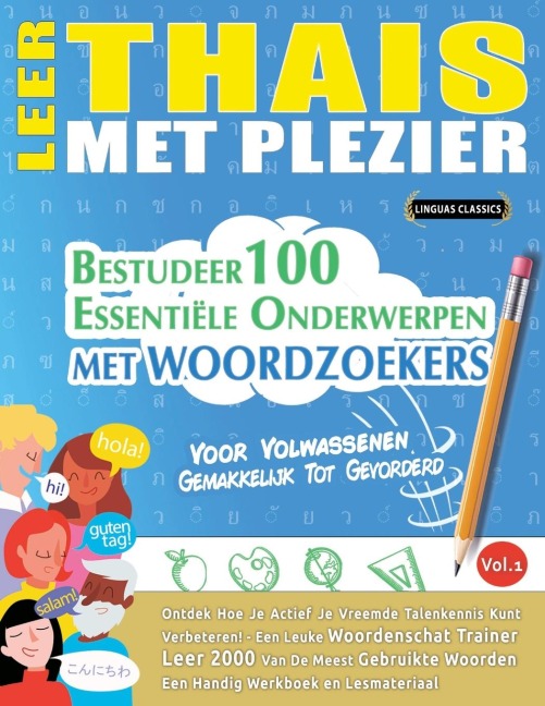 LEER THAIS MET PLEZIER - VOOR VOLWASSENEN - Linguas Classics