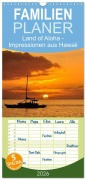 Familienplaner 2026 - Hawaii - Land of Aloha mit 5 Spalten (Wandkalender, 21 x 45 cm) CALVENDO - Uwe Bade