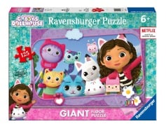Cover-Bild zum Titel 'Kinderpuzzle 125 Teile - Gabby's Dollhouse - Katzenfreunde' von ''