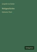 Cover-Bild zum Titel 'Weltgeschichte' von 'Leopold von Ranke'