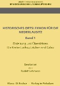 Cover-Bild zum Titel 'Historisches Ortslexikon für die Niederlausitz' von ''