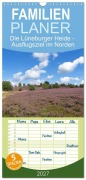 Cover-Bild zum Titel 'Familienplaner 2027 - Die Lüneburger Heide - Ausflugsziel im Norden mit 5 Spalten (Wandkalender, 21 x 45 cm) CALVENDO' von 'Siegfried Kuttig'
