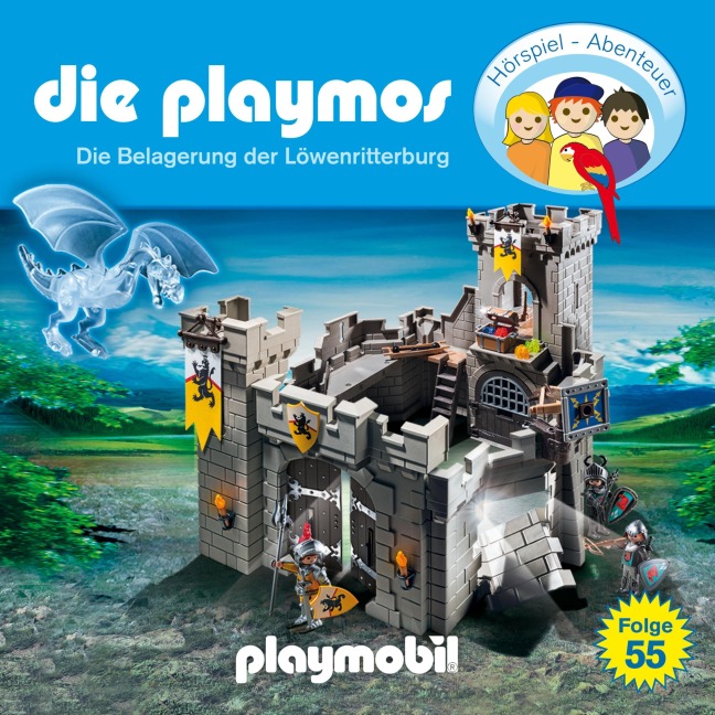Die Playmos - Das Original Playmobil Hörspiel, Folge 55: Die Belagerung der Löwenritterburg - David Bredel, Florian Fickel