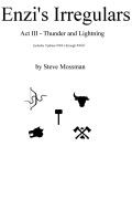 Cover-Bild zum Titel 'Enzi's Irregulars Act III - Thunder and Lightning' von 'Steve Mossman'