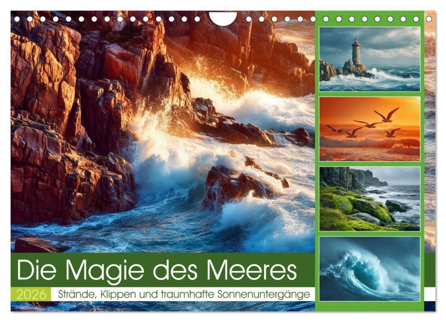 Die Magie des Meeres (Wandkalender 2026 DIN A4 quer), CALVENDO Monatskalender - Steffen Gierok-Latniak