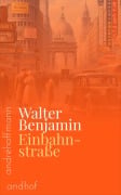 Cover-Bild zum Titel 'Einbahnstraße' von 'Walter Benjamin'