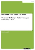 Cover-Bild zum Titel 'Ökonomische Analyse der Auswirkungen des Bosman-Urteils' von 'Gert Schuller, Anja Schmitz, Jan Janzen'