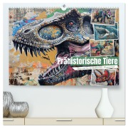 Cover-Bild zum Titel 'Prähistorische Tiere (hochwertiger Premium Wandkalender 2026 DIN A2 quer), Kunstdruck in Hochglanz' von 'Cathrin Illgen'