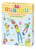 Cover-Bild zum Titel '50 Spiele für den Kindergeburtstag im Grundschulalter' von 'Anna Bernhard, Silvia Schmitz'