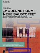 Cover-Bild zum Titel 'Moderne Form - neue Baustoffe' von 'Silke Haps'