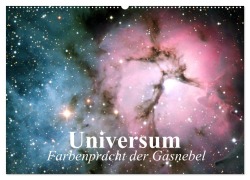 Cover-Bild zum Titel 'Universum. Farbenpracht der Gasnebel (Wandkalender 2026 DIN A2 quer), CALVENDO Monatskalender' von 'Elisabeth Stanzer'