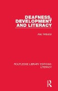 Cover-Bild zum Titel 'Deafness, Development and Literacy' von 'Alec Webster'