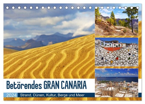 Betörendes Gran Canaria (Tischkalender 2024 DIN A5 quer), CALVENDO Monatskalender - Lucy M. Laube