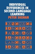 Cover-Bild zum Titel 'Individual Differences in Second Language Learning' von 'Peter Skehan'